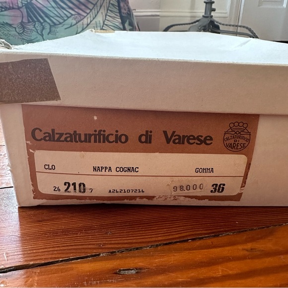 Vintage early 80s Italian Calzaturificio di Varese leather boots w original box - Picture 3 of 12